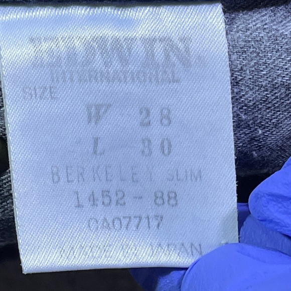 Edwin Jeans Men's 28x30 Berkeley Slim Fit Dark Wash Denim‎ Made in Japan Pants - Picture 16 of 16